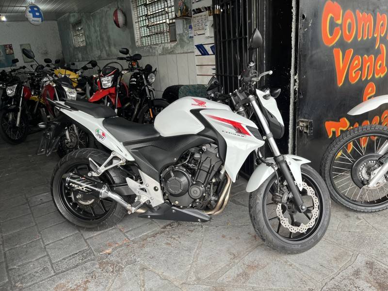 HONDA - CB 500F - 2014/2014 - Branca - R$ 26.500,00